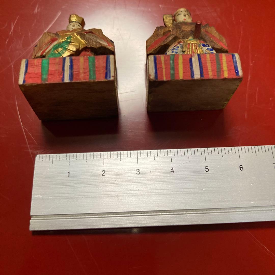 雛人形　一刀彫