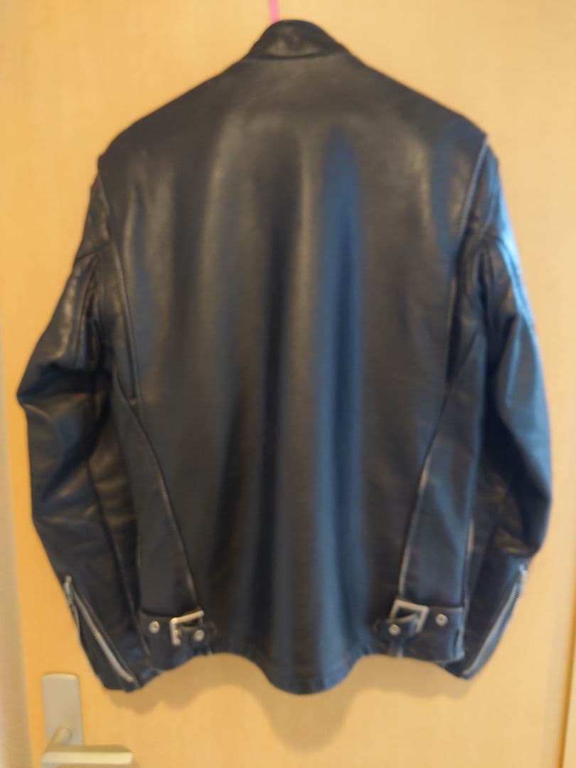 Schott ブラックレザーシングルライダース 36