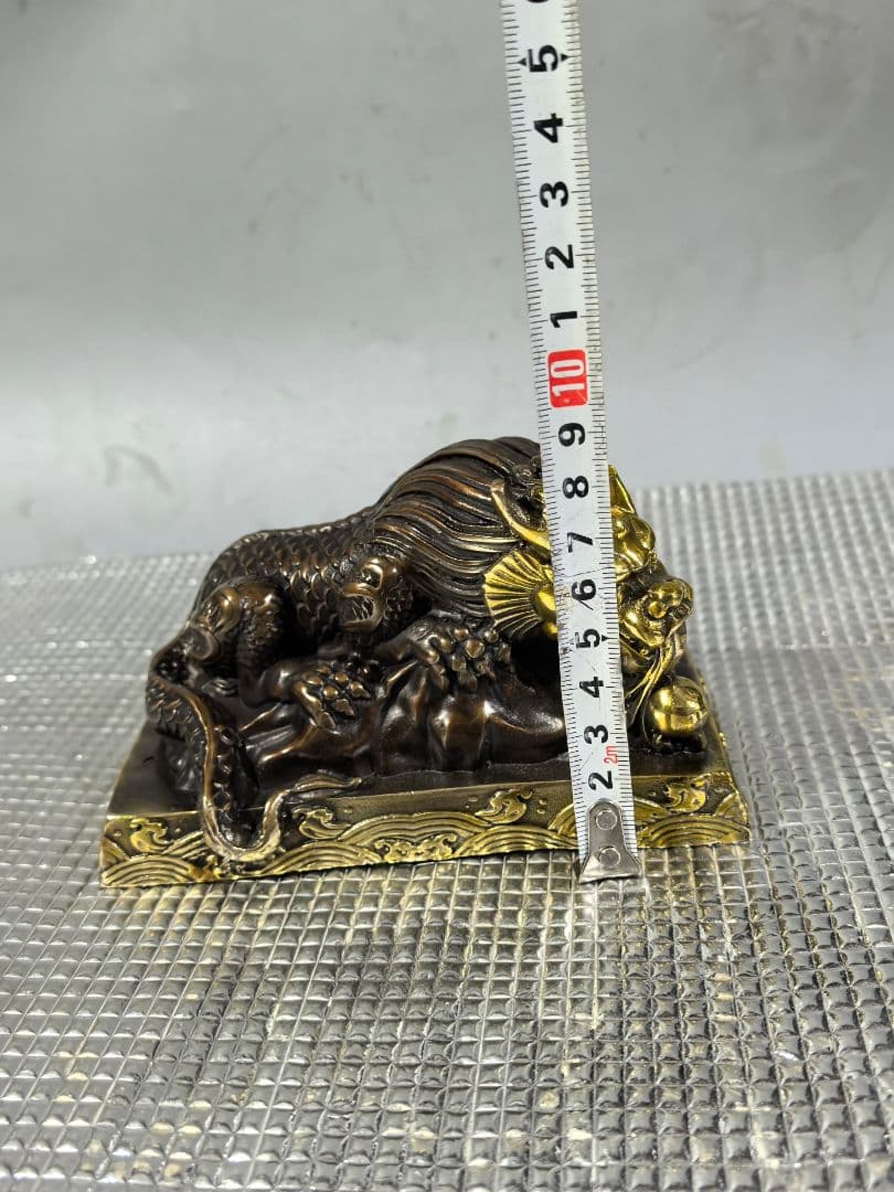 銅製 瑞獣 吸水神獣 玄関 デスク 鎮宅辟邪 開運風水 招財 置物 工芸品