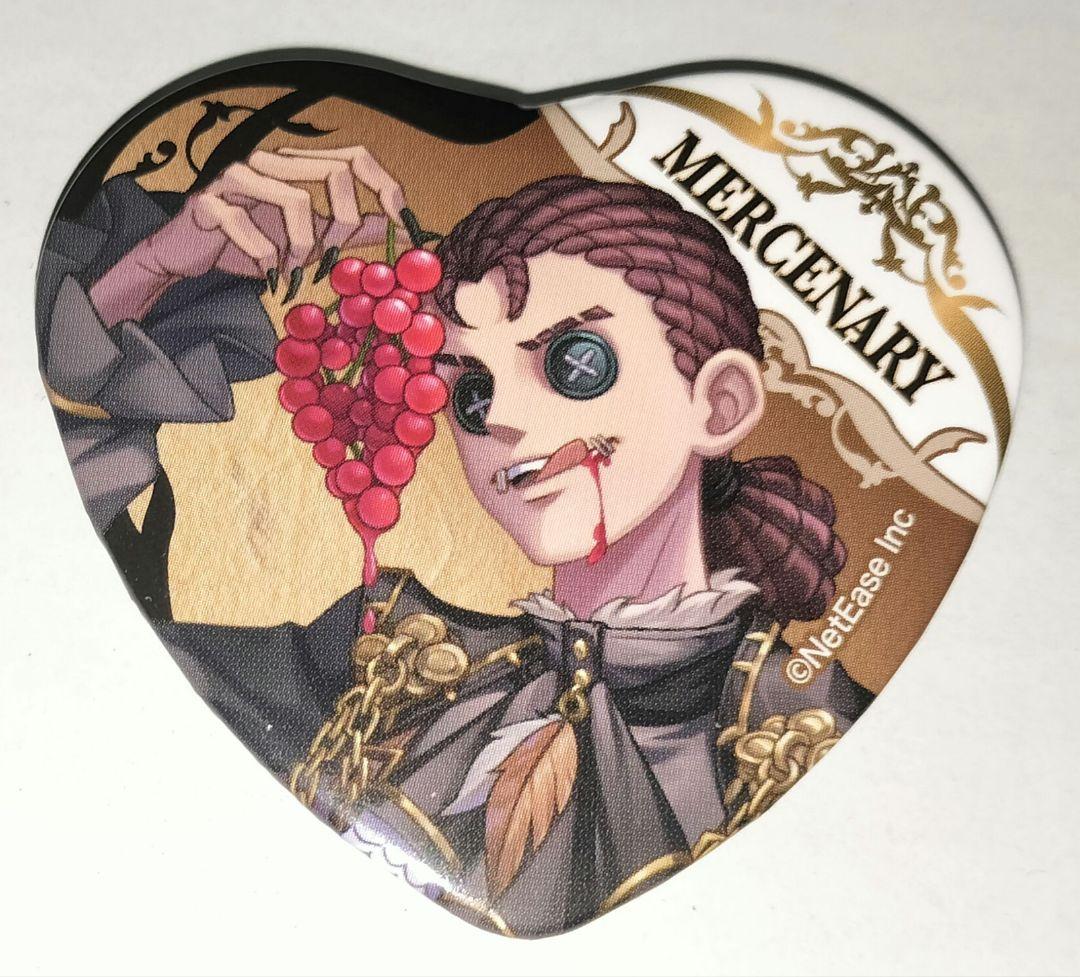 IdentityⅤ 第五人格 傭兵 ハート缶バッジ アカデミーカフェ 1弾