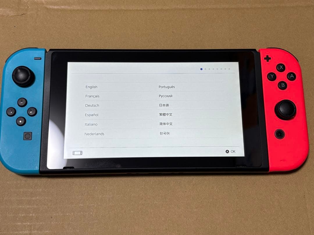 Nintendo Switch 強化バッテリー版 ネオンブルー ネオンレッド