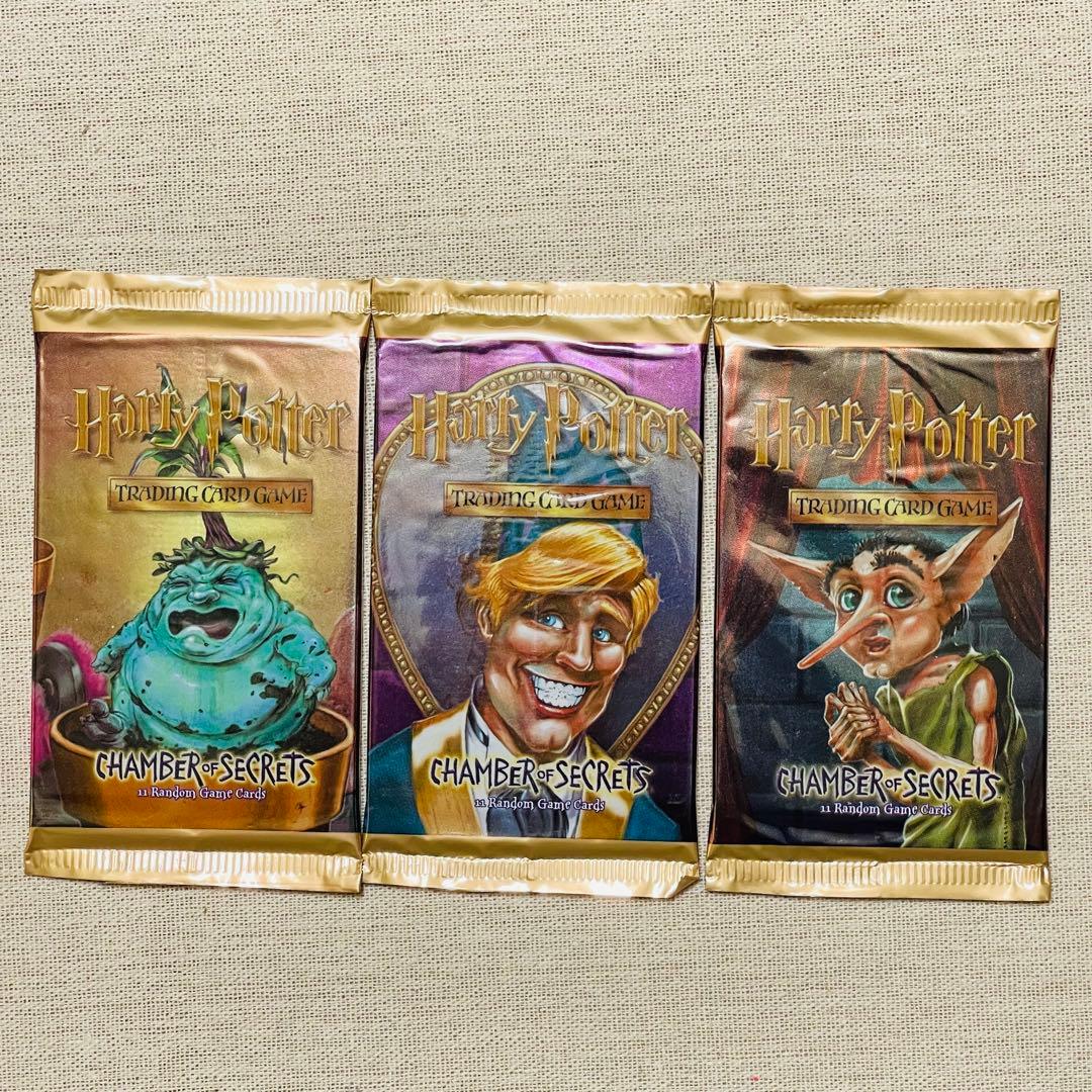 新品　ハリーポッターと秘密の部屋　トレカ　3パックセット