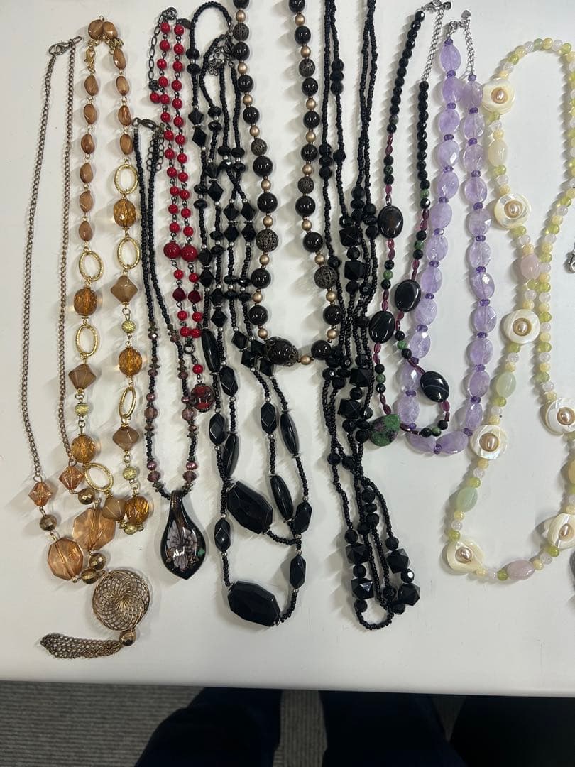 【ジュエリーアクセサリーまとめ売り】約80点 ネックレス・リング等 sv925