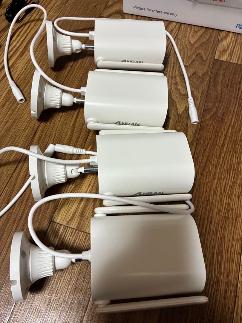 新品ANRAN防犯カメラ無線ダブルアンテナ型4チャンネルセットHDD無し