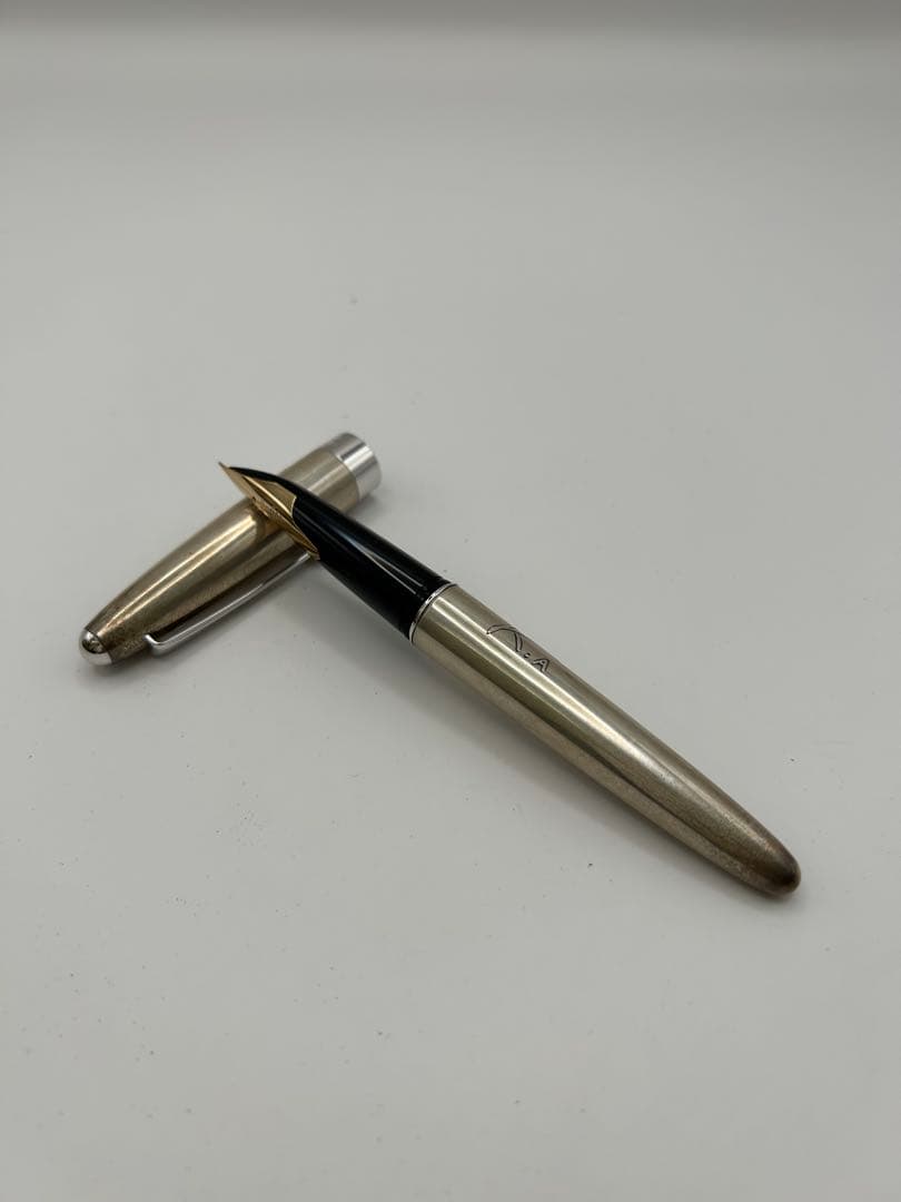 PILOT 14K スターリングシルバー万年筆 専用ケース付き