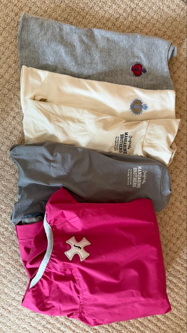 犬用レインコート、服5枚セット