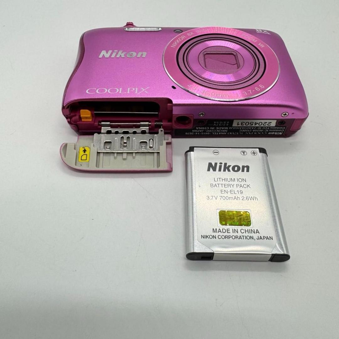 Nikon COOLPIX S3700 ピンク コンパクトデジタルカメラ
