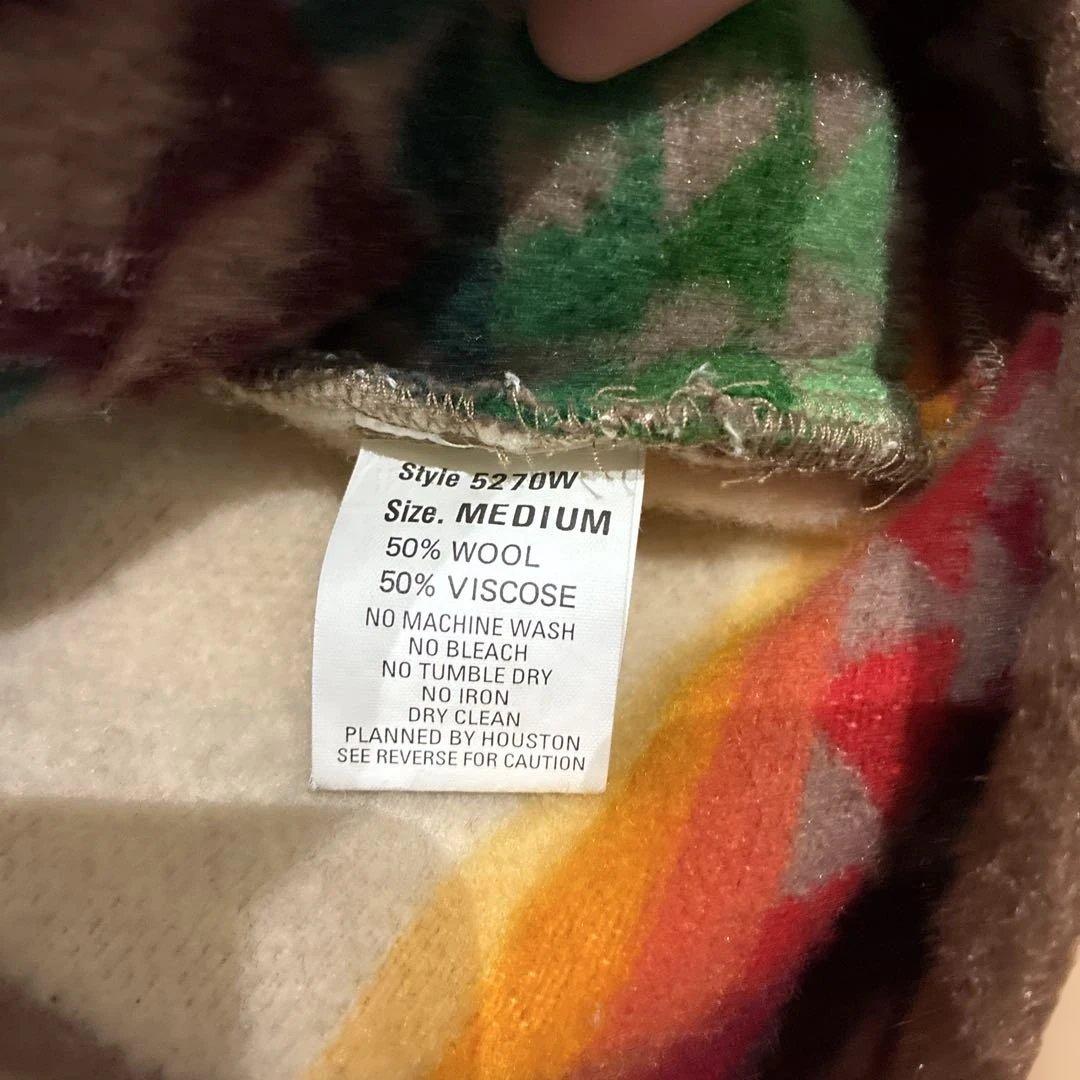Houston 幾何学模様 ウールジャケット M