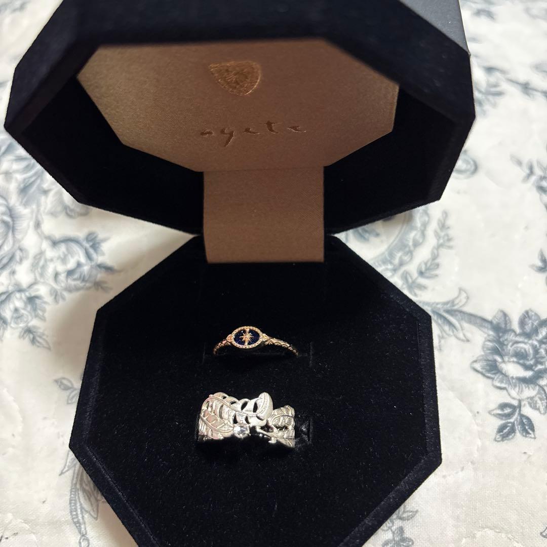 Limited Edition K10紫金石／シルバートパーズセットリング