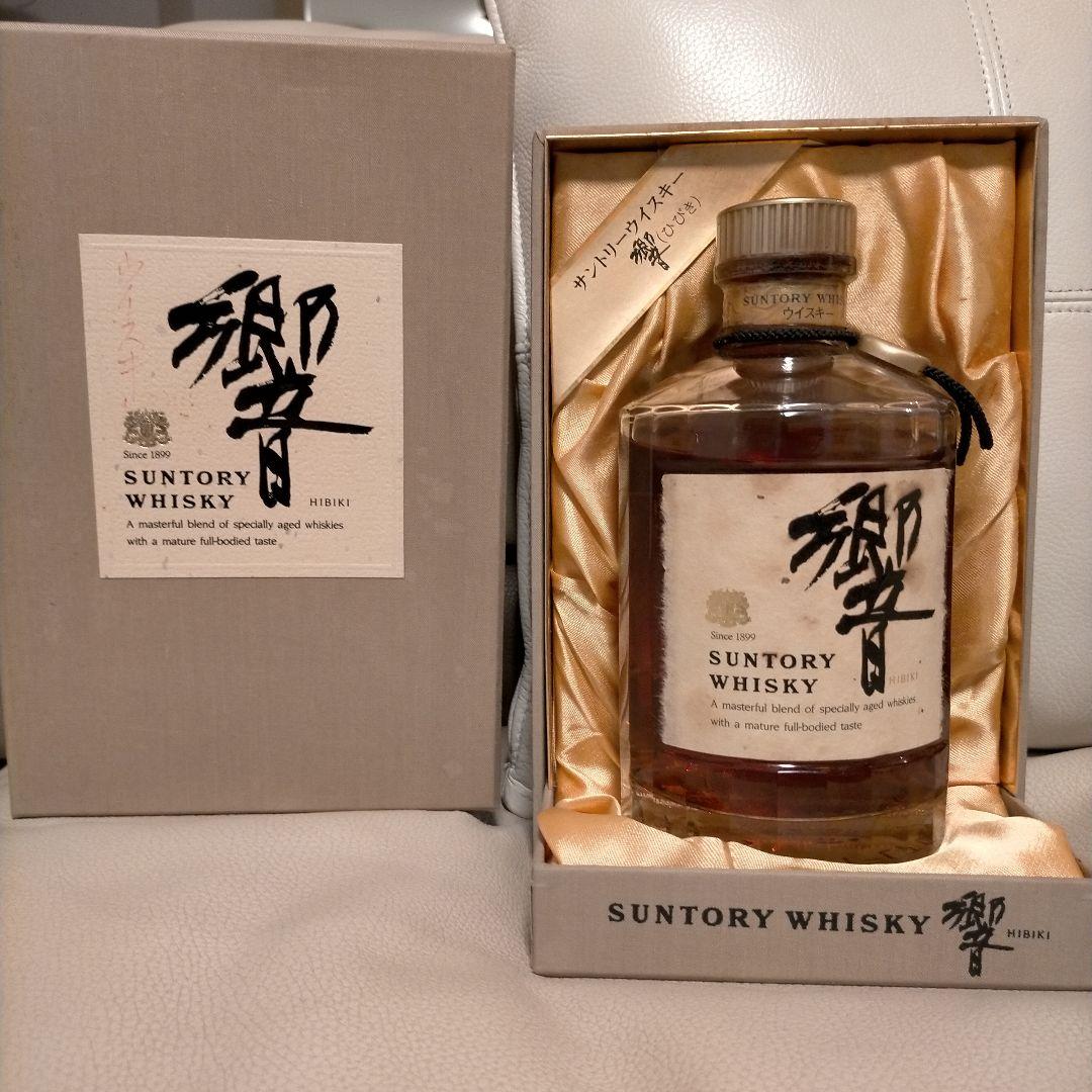 希少 響 古酒 旧ラベル 金キャップ 金ラベル HIBIKI 日本ウイスキー