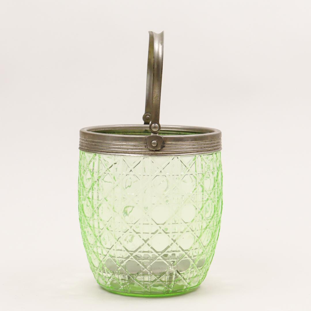 ウランガラス アイスペール ヴァセリンガラス