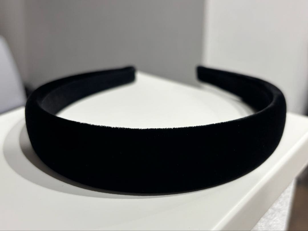 ALEXANDRE DE PARIS カチューシャ 2.5 cm ベロア