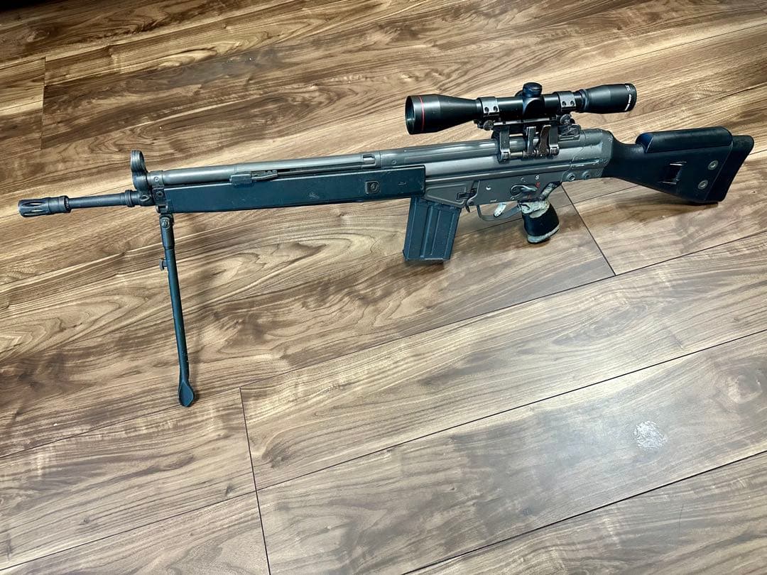 【東京マルイ】H&K G3 SG/1 純正スコープ&マウント多段マガジン2本付