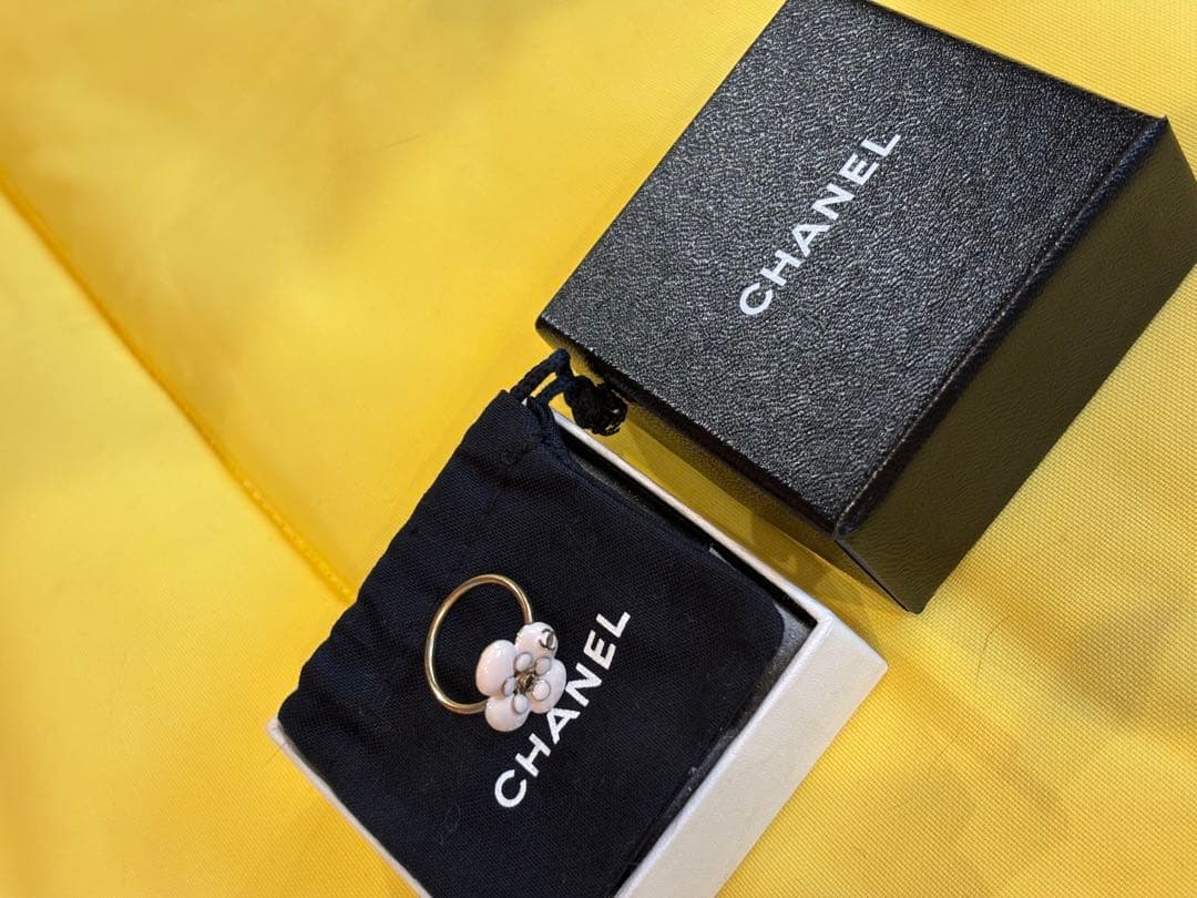 CHANEL フラワーリング ピンク