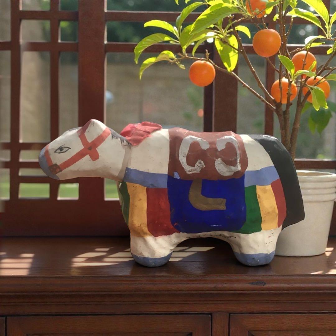 廃絶郷土玩具 2002年 出雲張子 神馬 （故）高橋孝一 作 午年 干支飾り