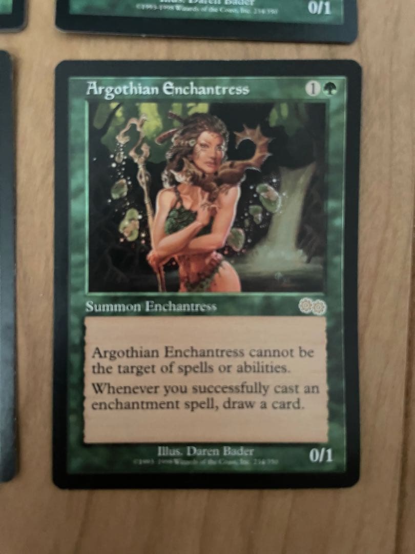 アルゴスの女魔術師[USG] 英語版1枚日本語版3枚のセット