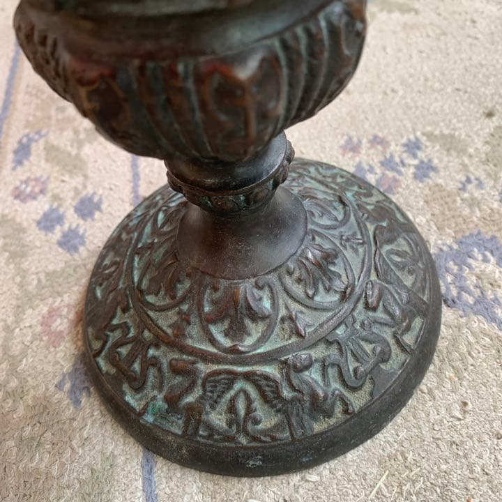 【花瓶/青銅器】ヴィンテージ　アンティーク　骨董品　年代物
