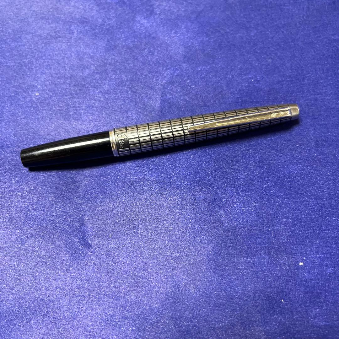 パイロットElite 万年筆 18K 750 格子柄