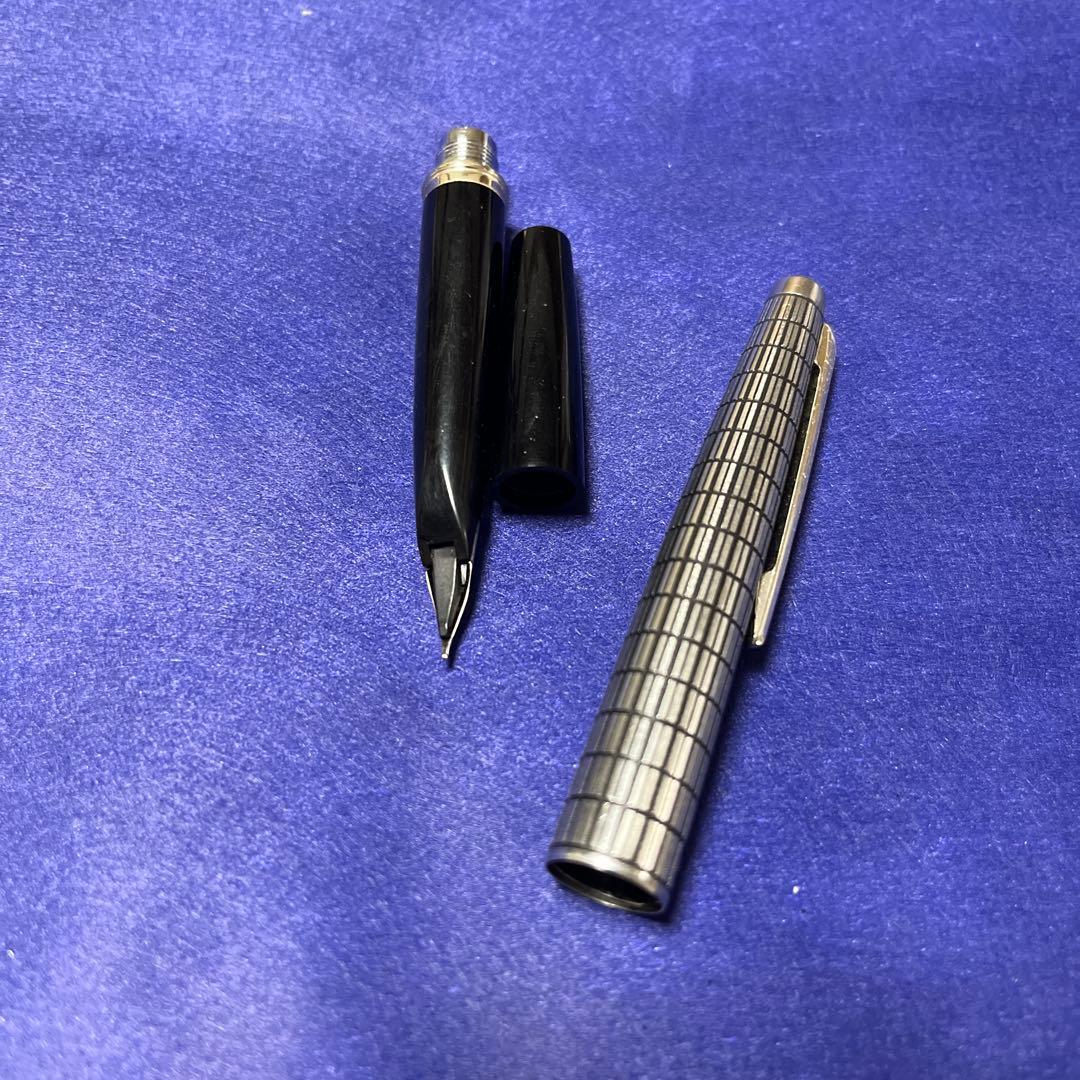 パイロットElite 万年筆 18K 750 格子柄