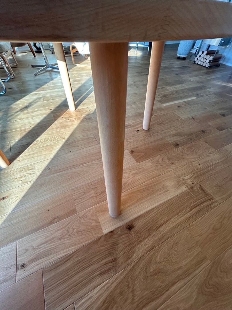 マルニ木工　HIROSHIMAラウンドテーブル120cm