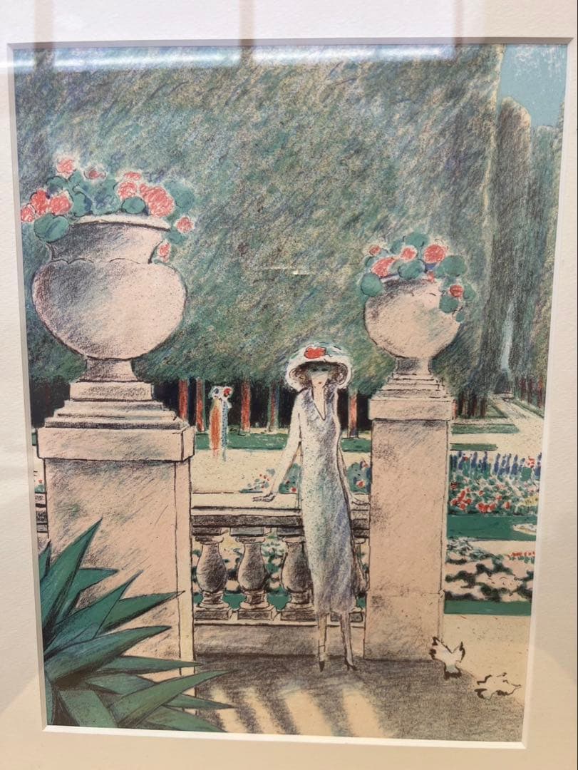 J.P.カシニョール オリジナルリトグラフ『秋の午後』