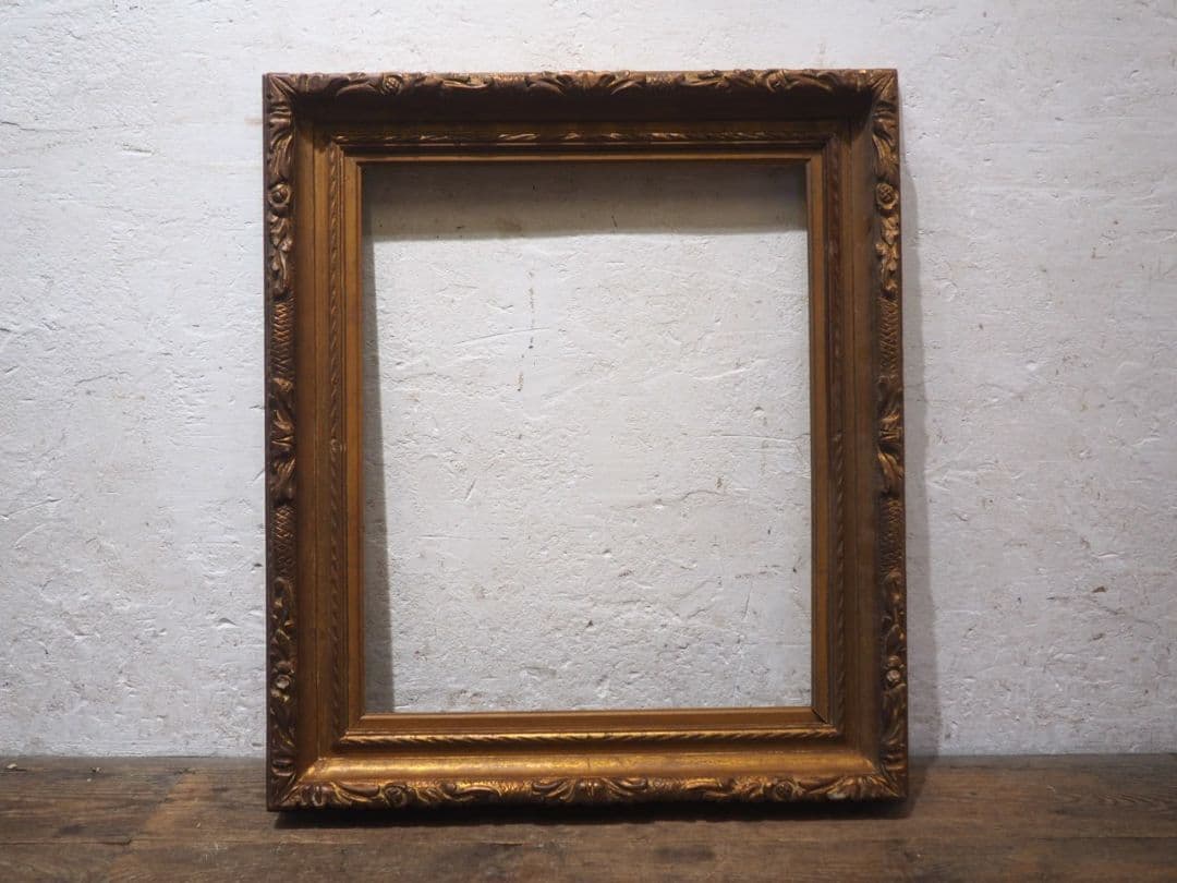 1285 レトロな額縁　F12　アートフレーム　油彩　水彩　画材　ビンテージ