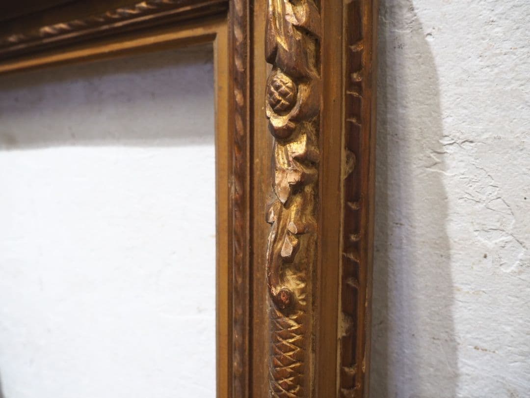 1285 レトロな額縁　F12　アートフレーム　油彩　水彩　画材　ビンテージ