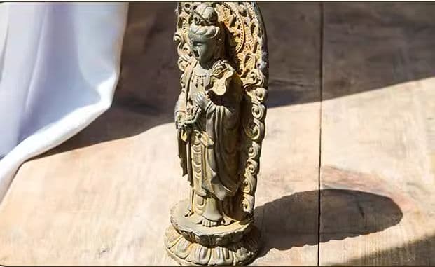 西方三聖 阿弥陀仏像 観世音菩薩 大勢至菩薩 立像 置物