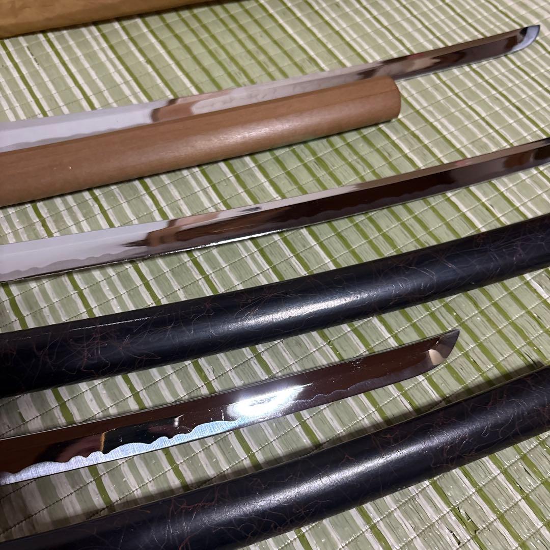 模造刀　模擬刀　武士　侍　伝統工芸　剣　ソード　太刀　小太刀　鞘　鍔　3本セット
