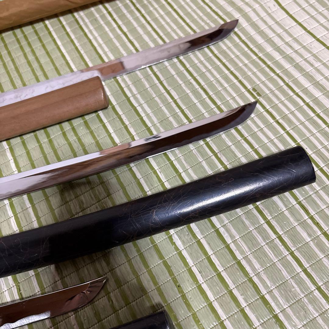 模造刀　模擬刀　武士　侍　伝統工芸　剣　ソード　太刀　小太刀　鞘　鍔　3本セット