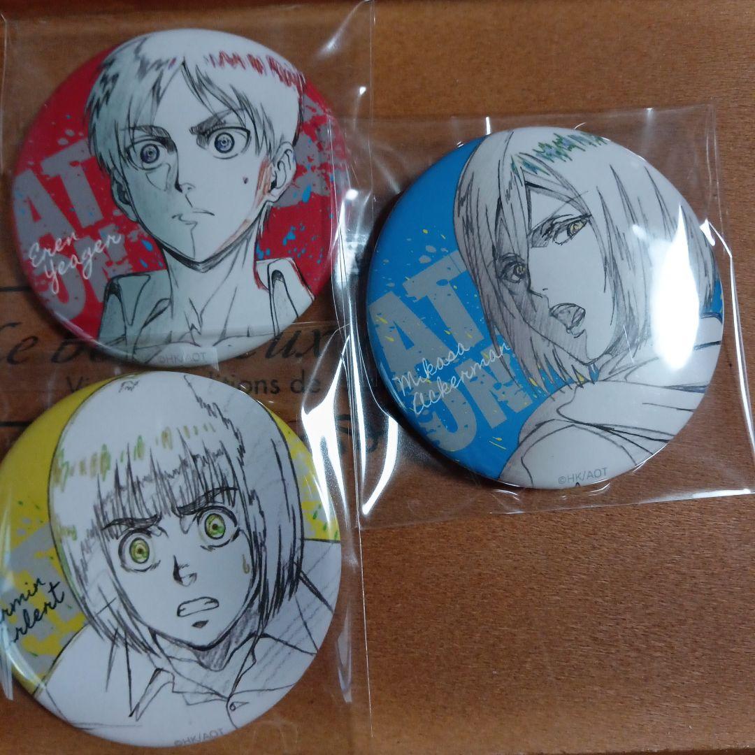 進撃の巨人 缶バッジ セット