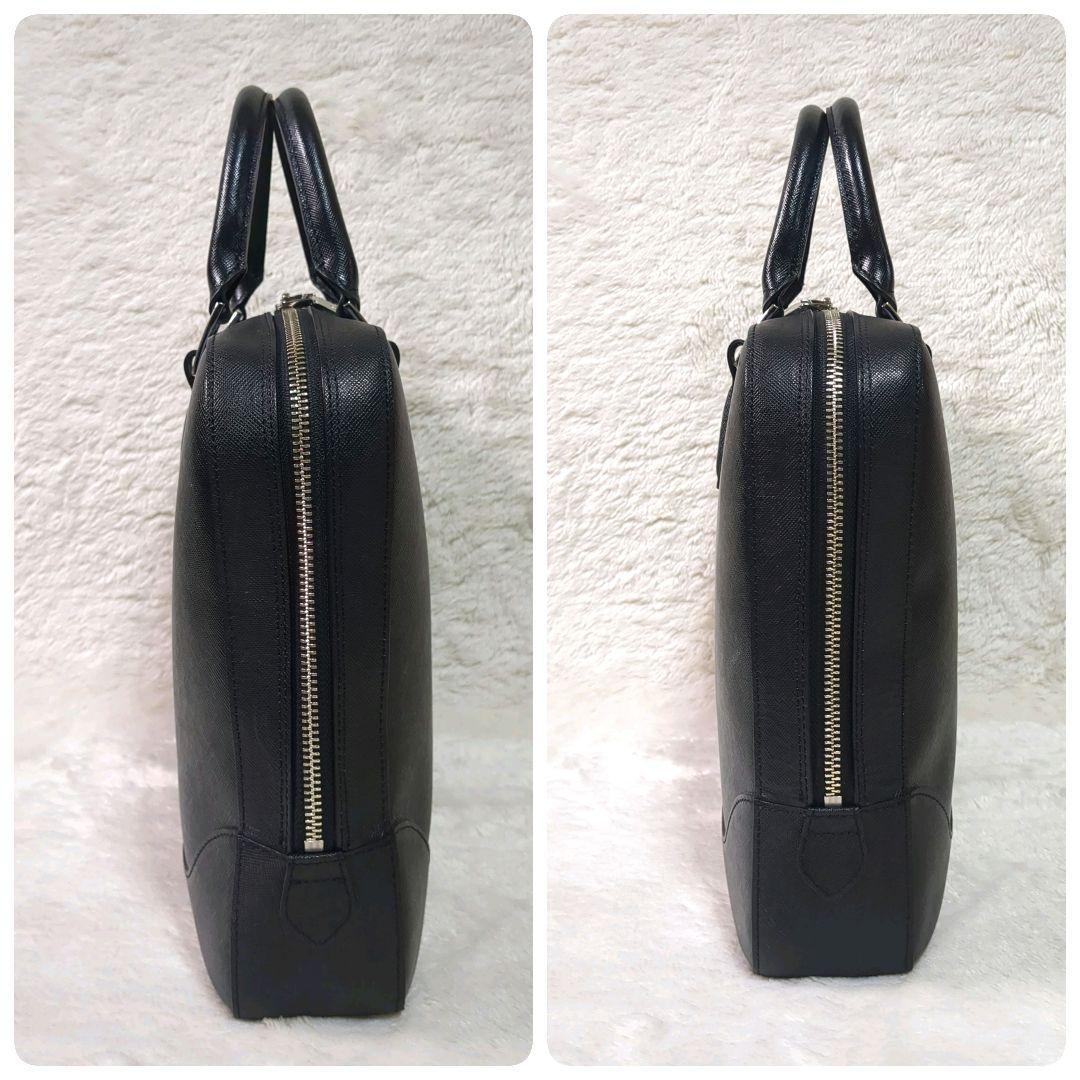 極美品✨PELLE MORBIDA レザービジネスバッグ ブリーフケース 黒