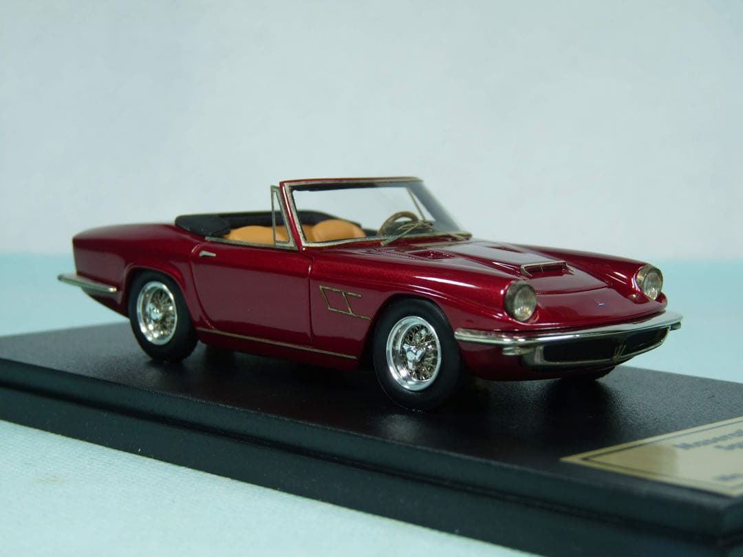 BBR マセラティ　ミストラル　スパイダー　1964年　レッドメタリック