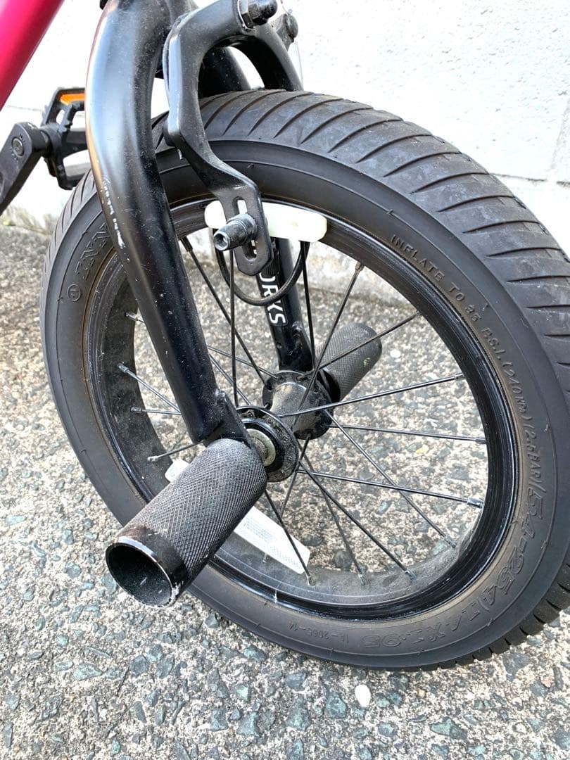 JUICYピンク BMXバイク　MOTEL WORKS 14インチ