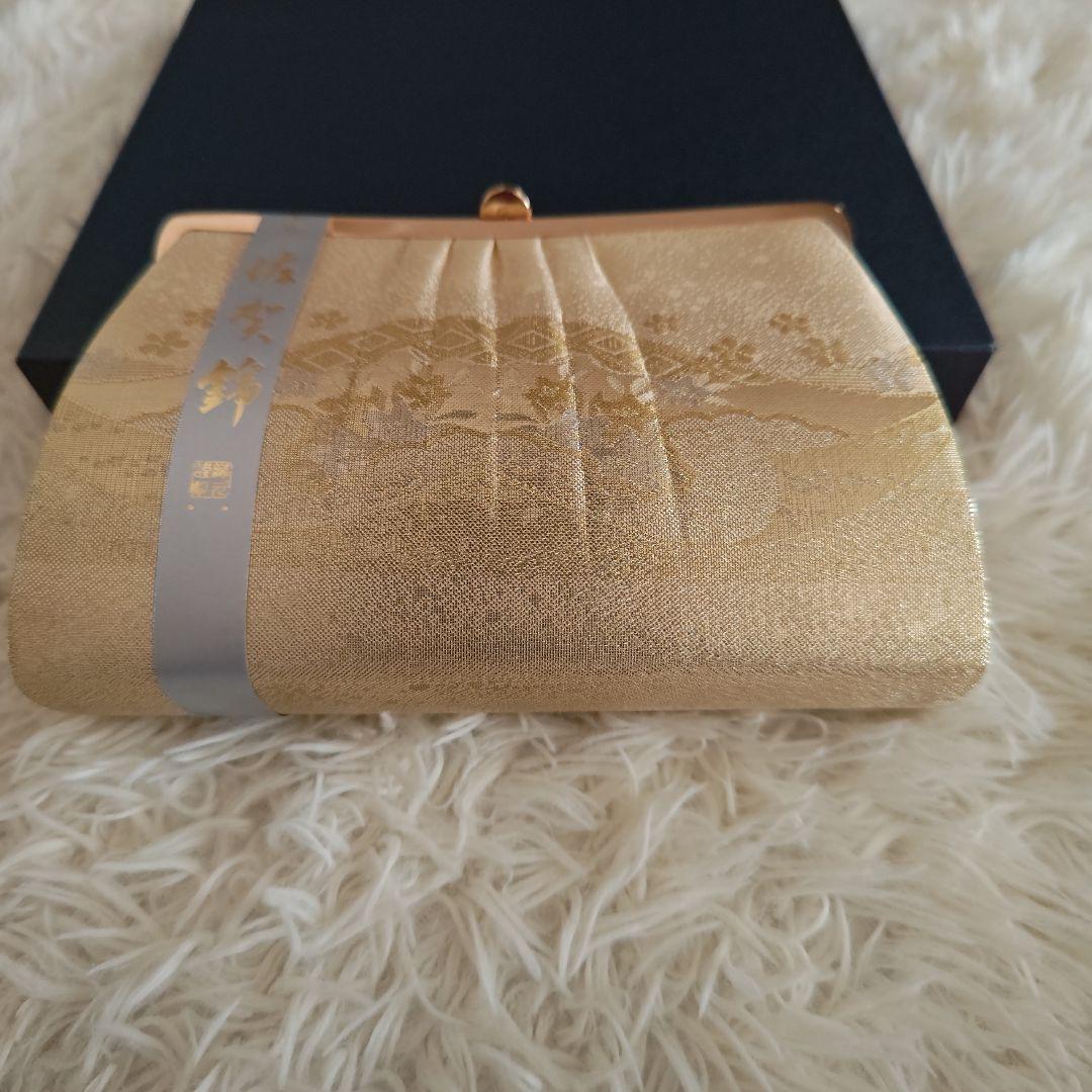 【NORI様】《未使用》佐賀錦　草履バッグセット　ゴールド