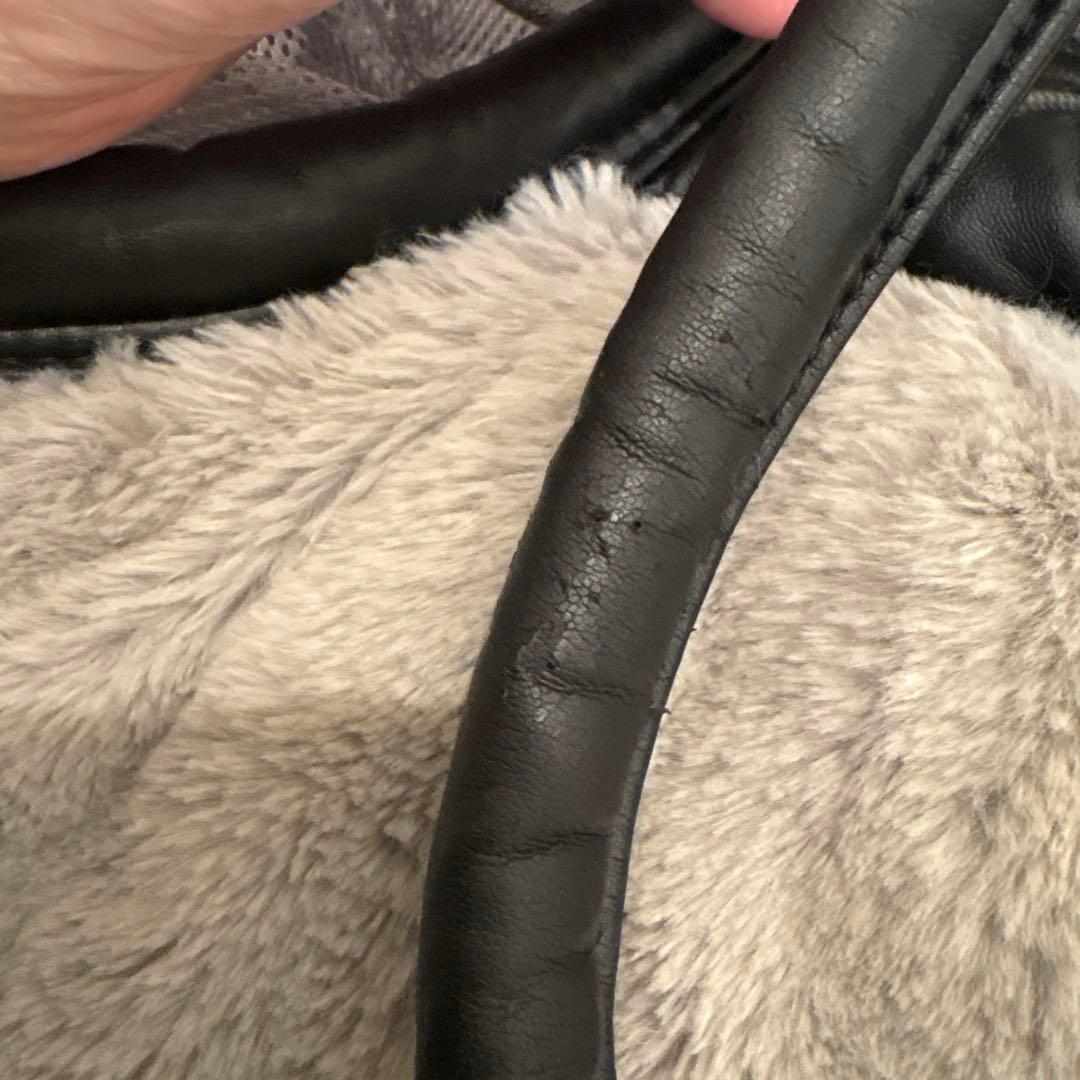 designf デザインfのマシュマロバッグ　ファー　サイズ