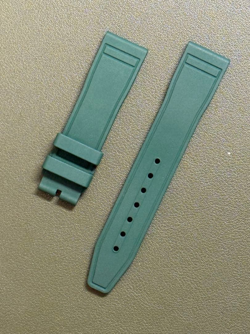 IWC マーク20用純正ラバーベルト 20mm グリーン
