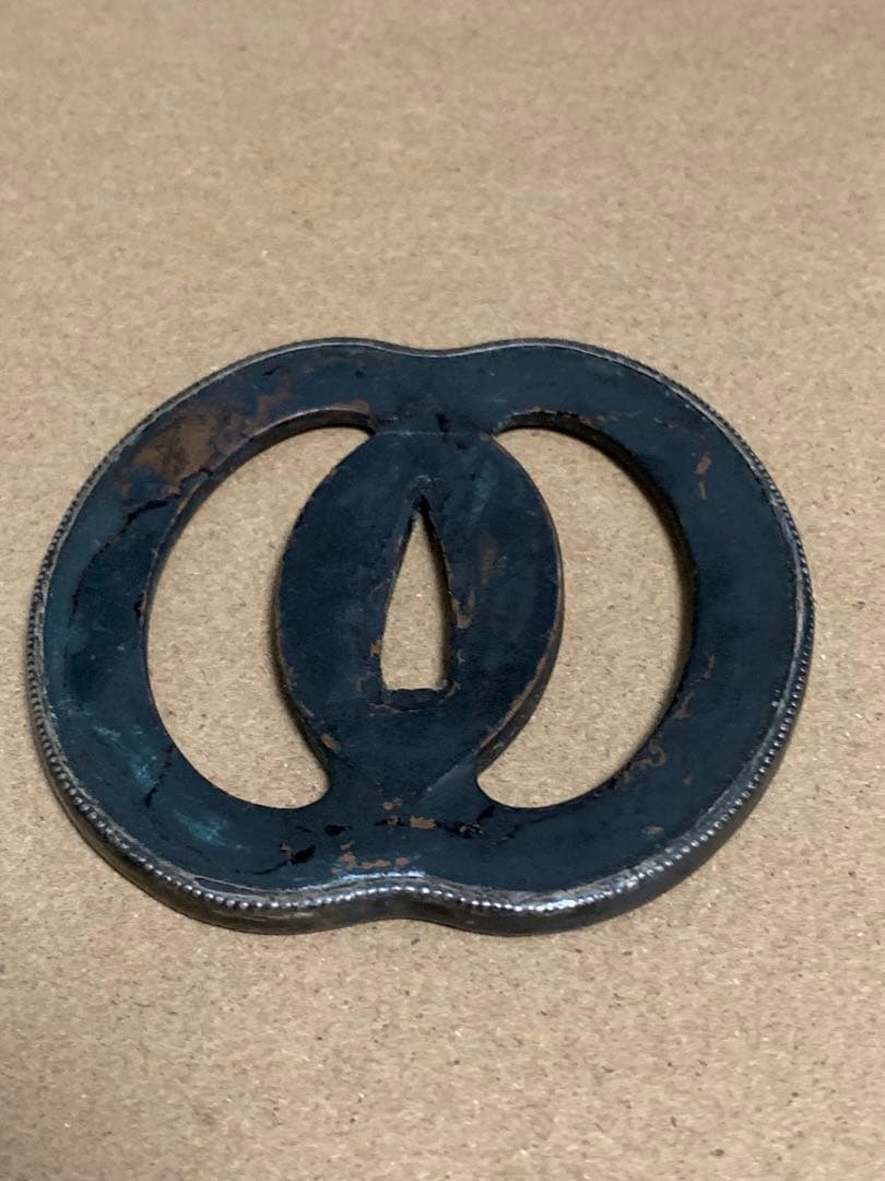 T*a様 《アンティーク・希少レア！！》《送料無料》⭐︎ 銀入り 武蔵鍔 つば