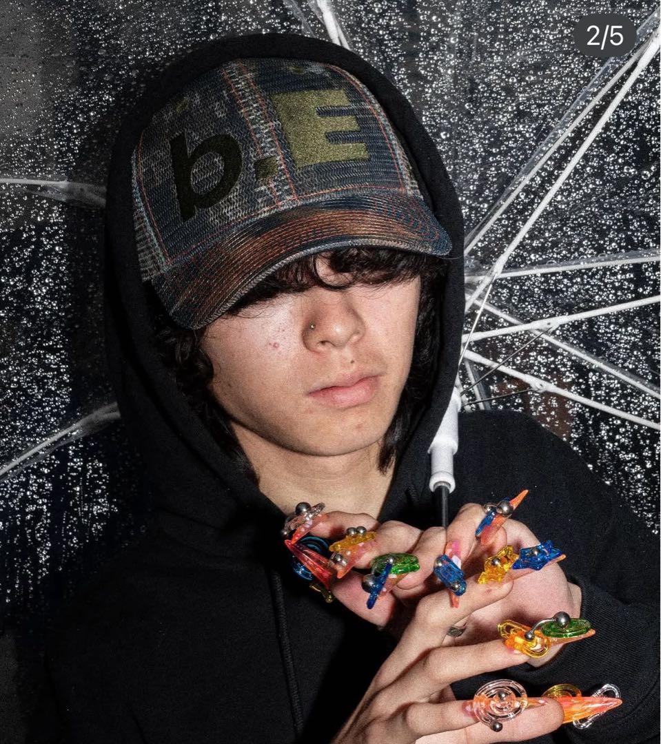 帽子 b.Eautiful Vapor 6 Panel Hat mesh c B.E