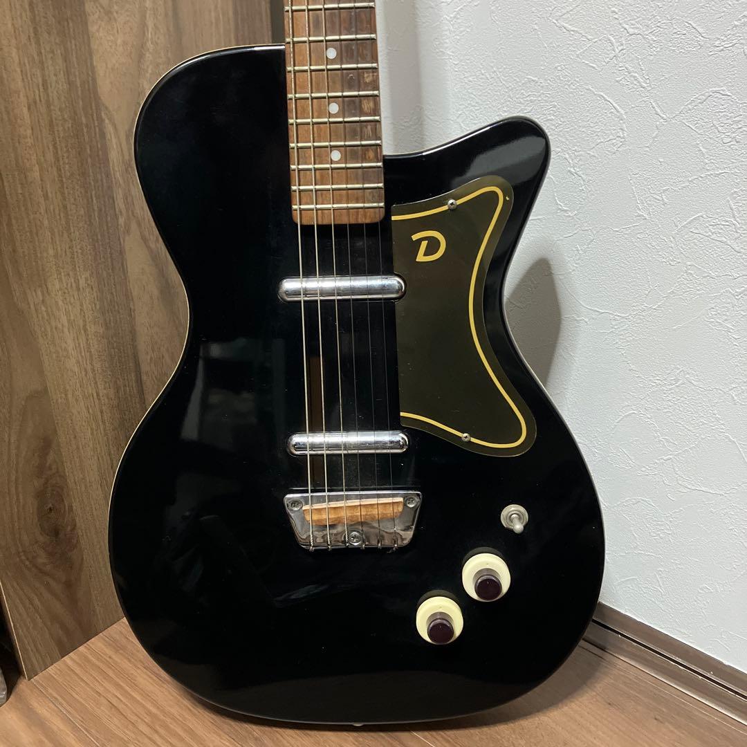 E*m様 DANELECTRO エレキギター　56-U2 ブラック シングルカッ