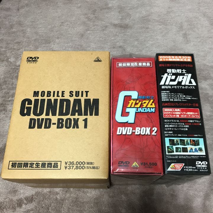 コレクターアイテム　新品未開封　限定生産品 機動戦士GUNDAM DVD セット