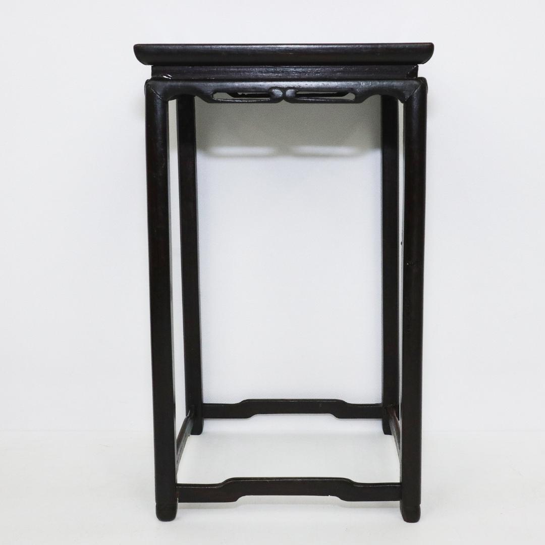 唐木　花台　高さ22.5cm　香炉台