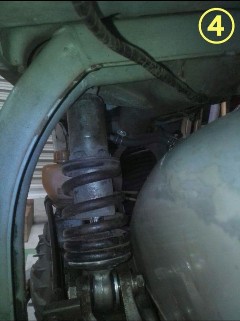 富士重工 ラビットスクーター S301用 ローダウンサス 前後セット ⑥