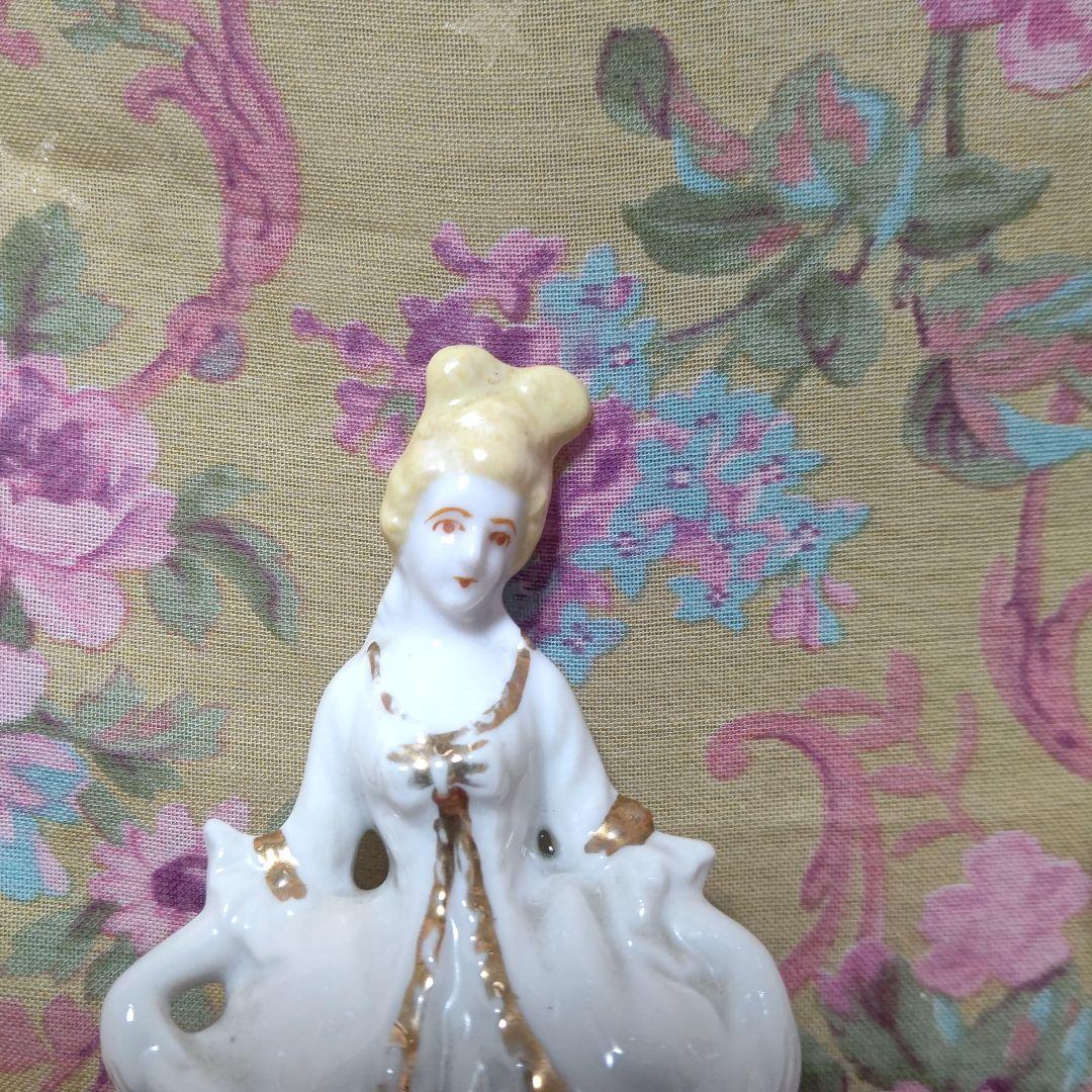 オールドノリタケ フィギュリン ペア チカラマチ