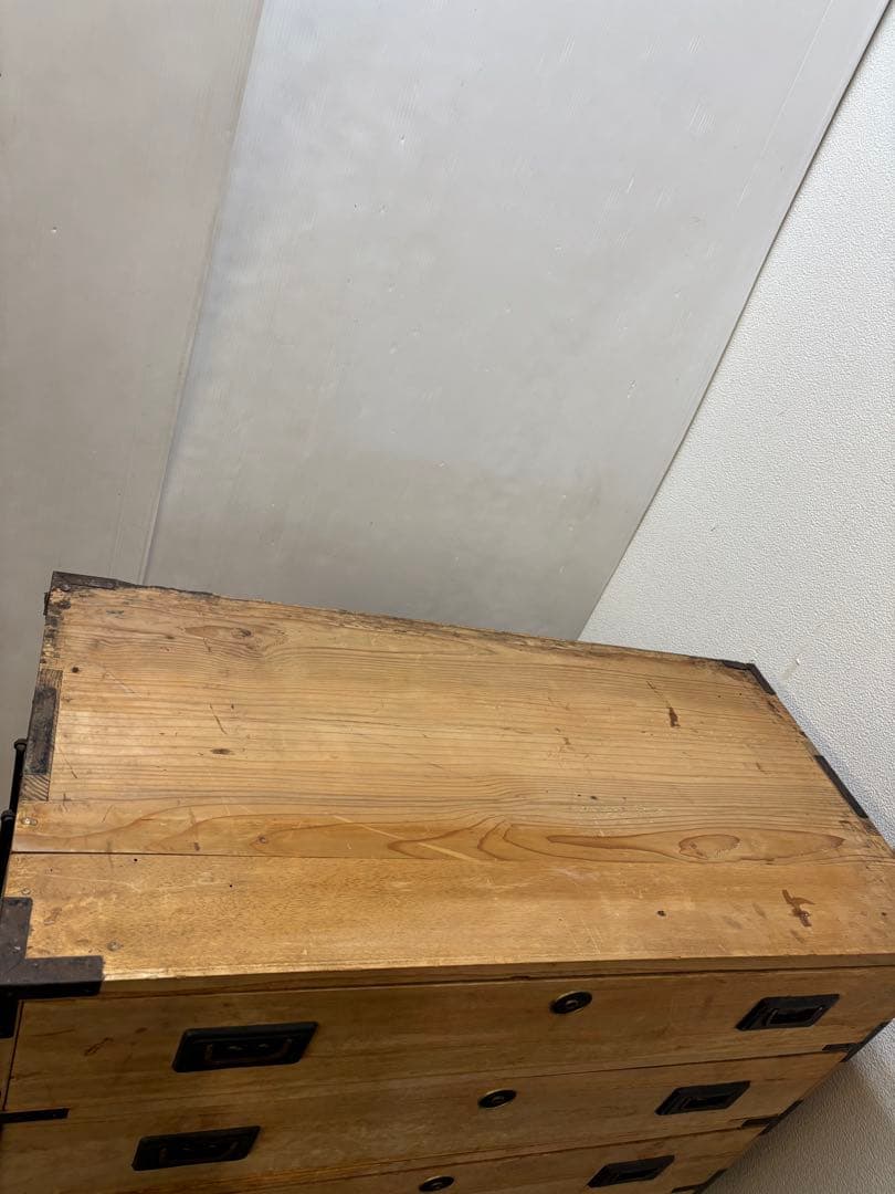 昭和レトロ　当時物　アンティーク時代箪笥　古道具　桐タンス