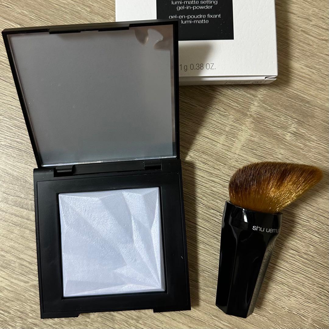 シュウウエムラ ペタル30K ブラシ&ルミマットセッティングジェルインパウダー