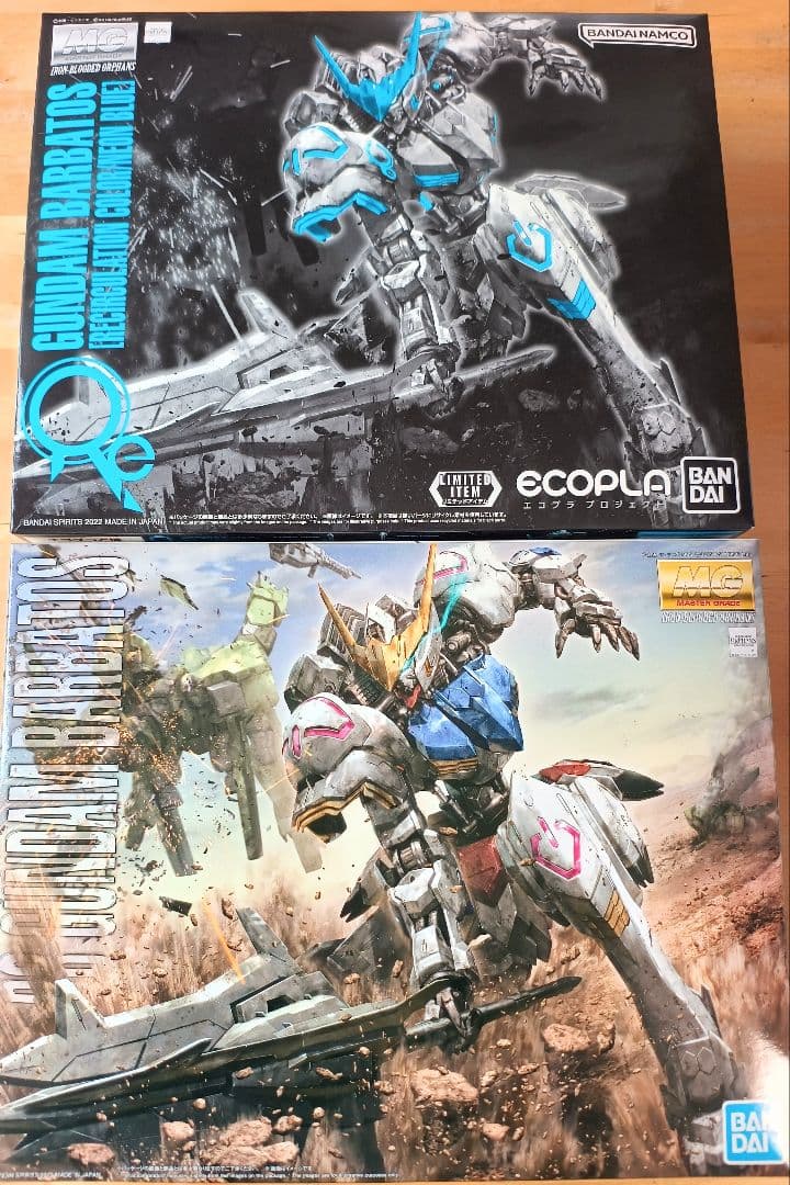 MGガンダムバルバトス 7点セット チタニウム、クリア、ネオンブルー、拡張パーツ