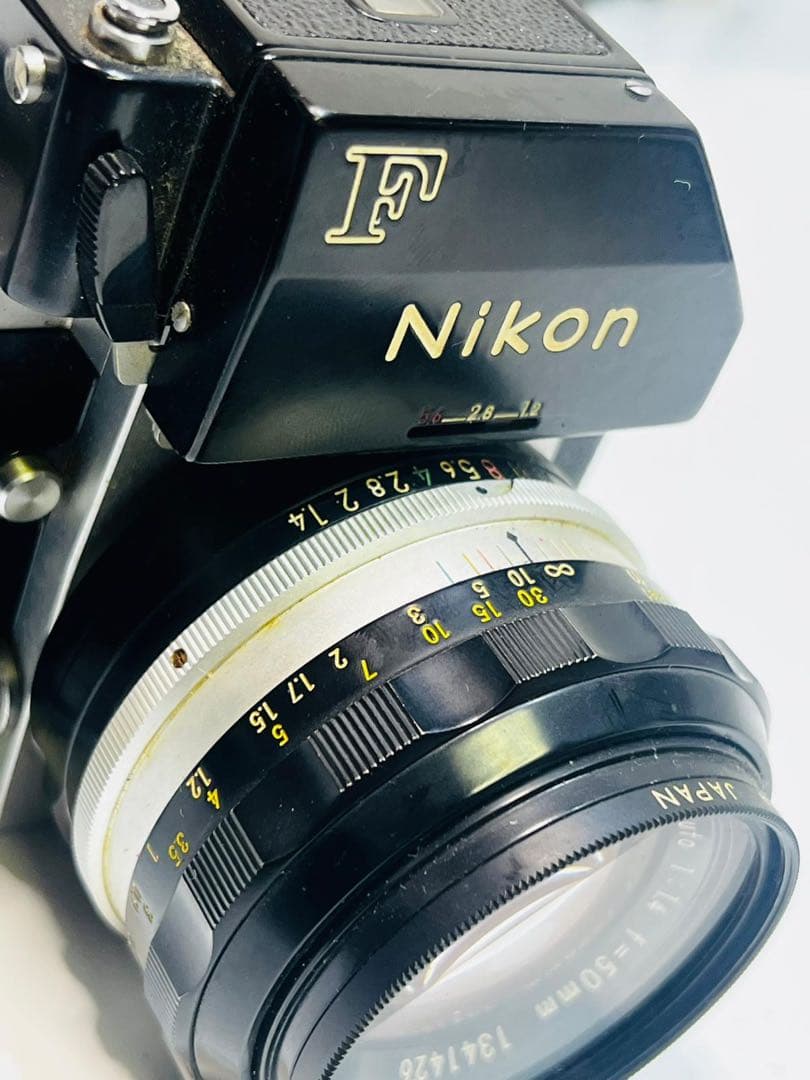 Nikon F 一眼レフカメラ Nikkor 50mmレンズ付き 動作未確認