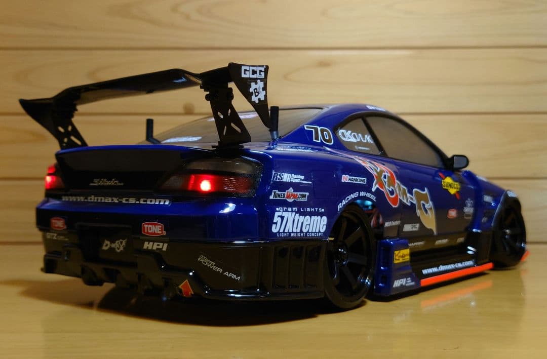 ①D-MAX横井昌志S15ボディLED付＆②ドリパケスープラRTR白フルセット新