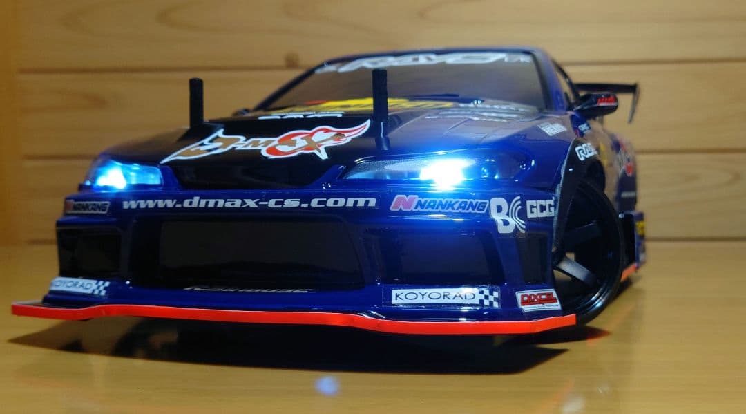 ①D-MAX横井昌志S15ボディLED付＆②ドリパケスープラRTR白フルセット新